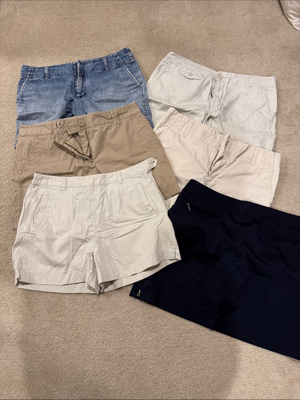 6 pairs of shorts